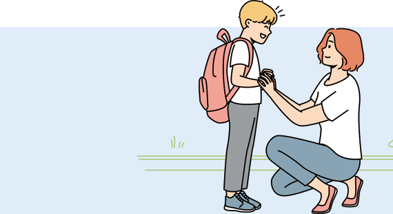 부모동반 조기유학<br>
수속신청서